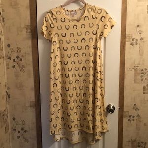 LuLaRoe Carly dress horseshoe print